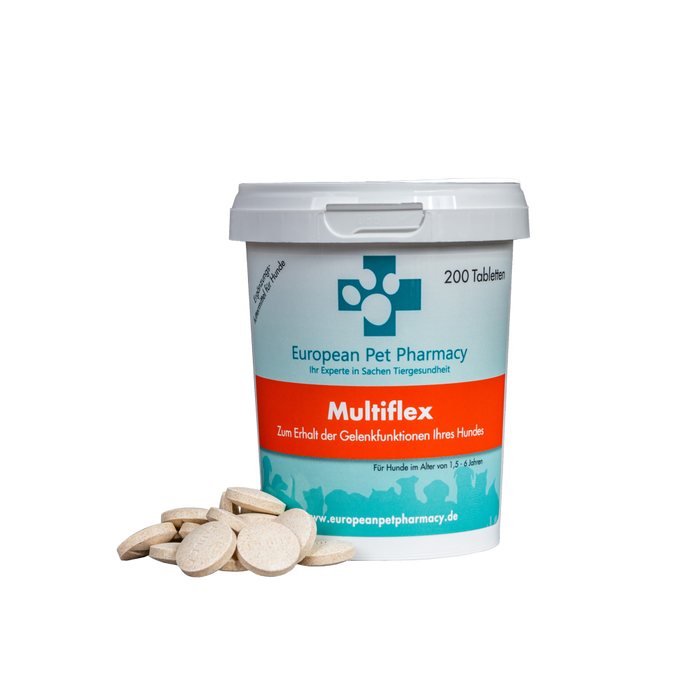 Multiflex Tabletten - Für Hunde von 1,5 - 6 Jahren